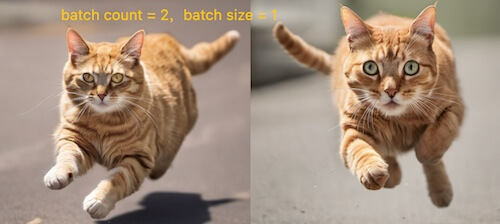 Hires.fix（高清修复）、Width（宽）、Height（高）、Batch count（批次）、Batch size（批大小）- StableDiffusion文生图